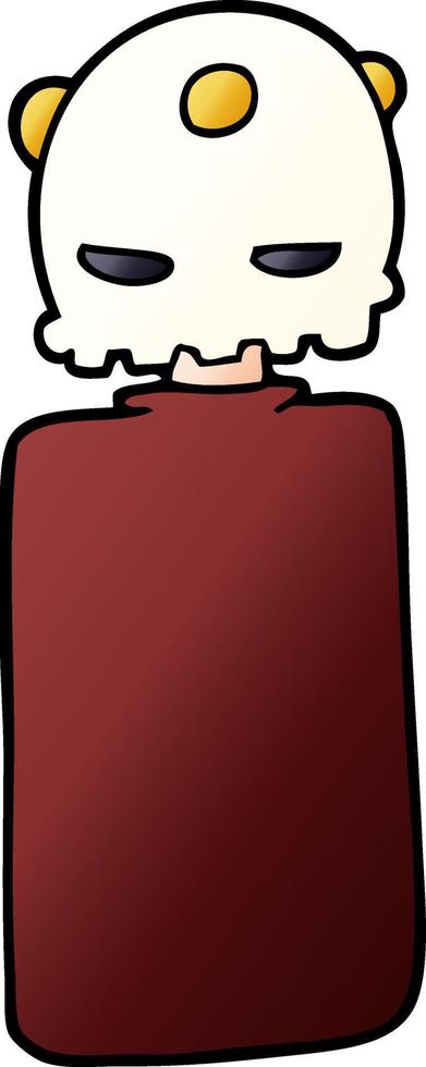 cartoon doodle alien vector