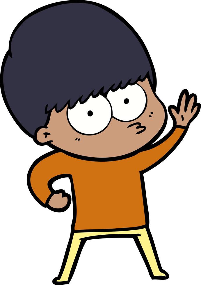 Cartoon cute boy vector