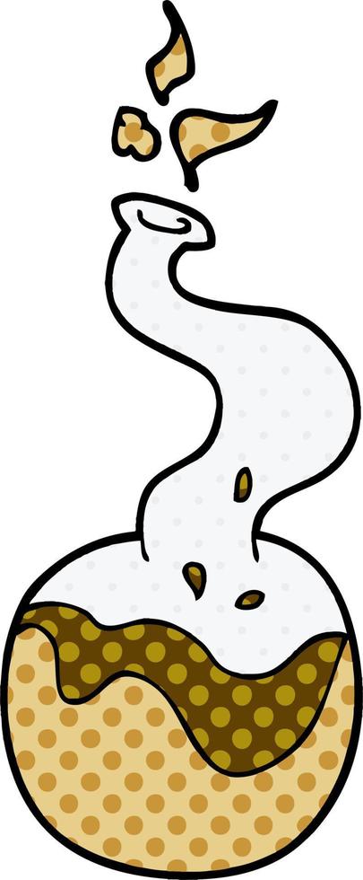 Cartoon magic potion vector