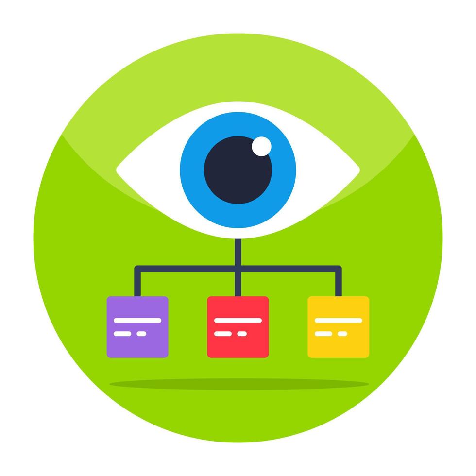 Perfect design icon of network monitoring vector