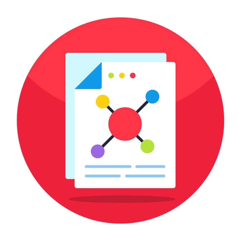 Editable design icon of molecule vector