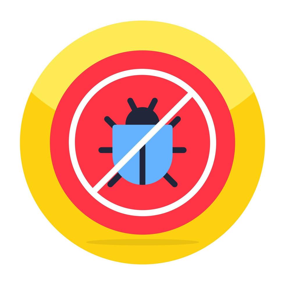 Premium download icon of no bug vector