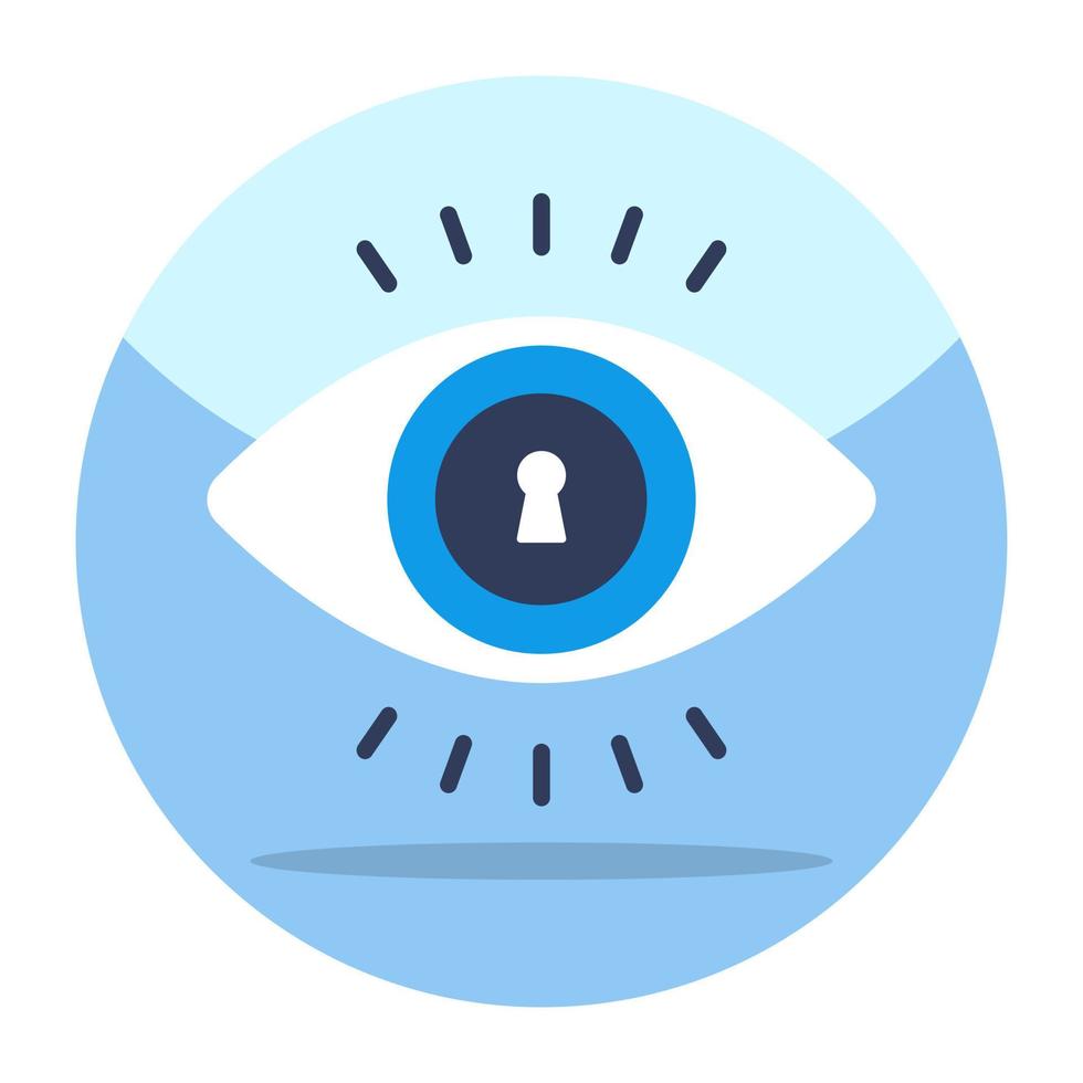 Modern design icon of security monitoring vector