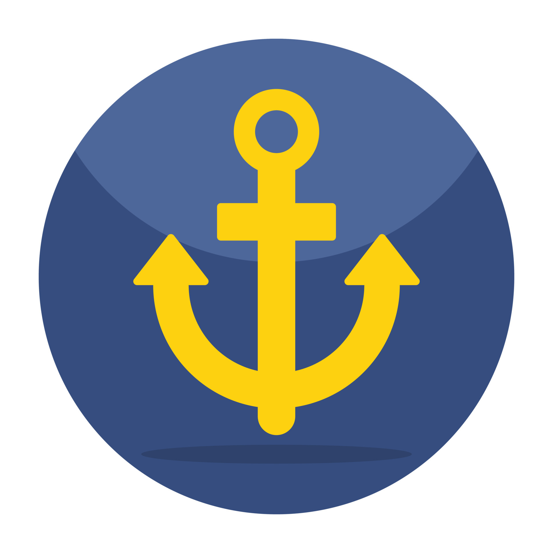 A flat design icon of ship hook 13506139 Vector Art at Vecteezy