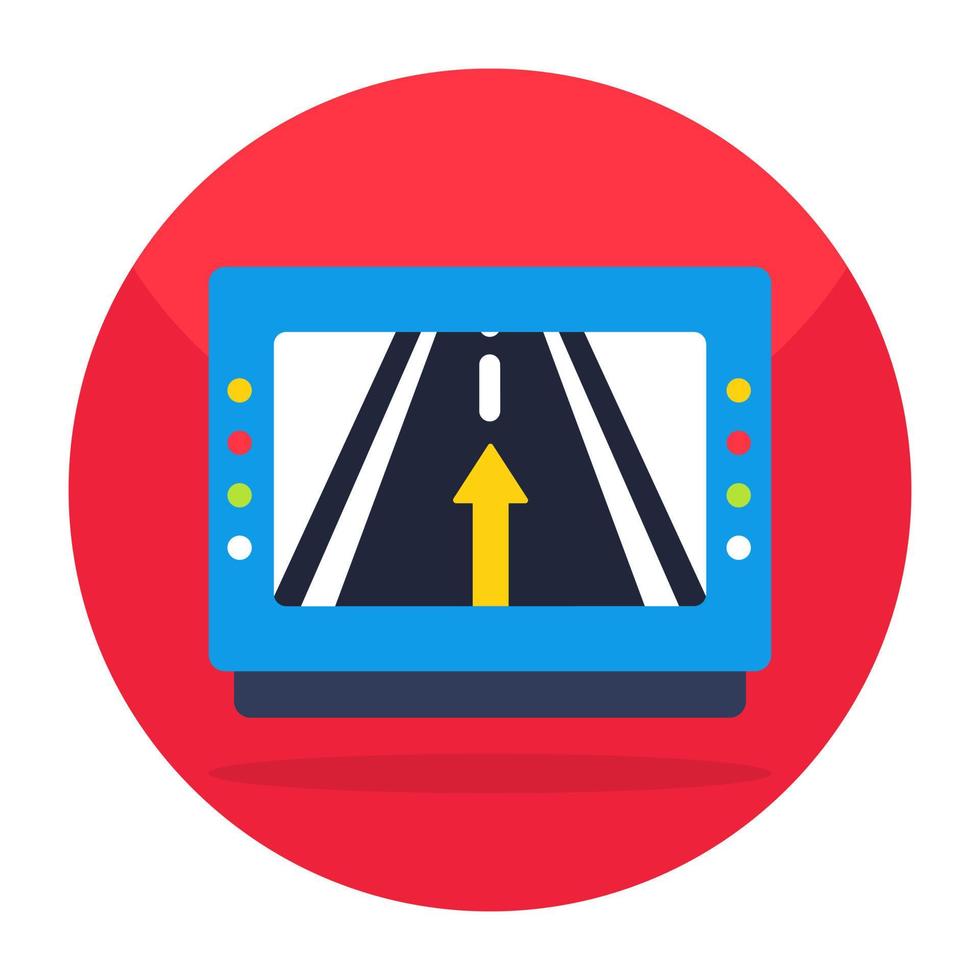 Premium download icon of road vector