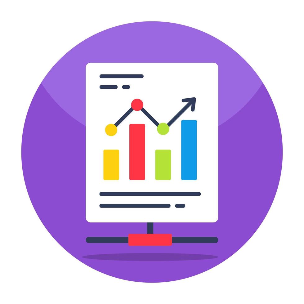 A perfect design icon of business report vector