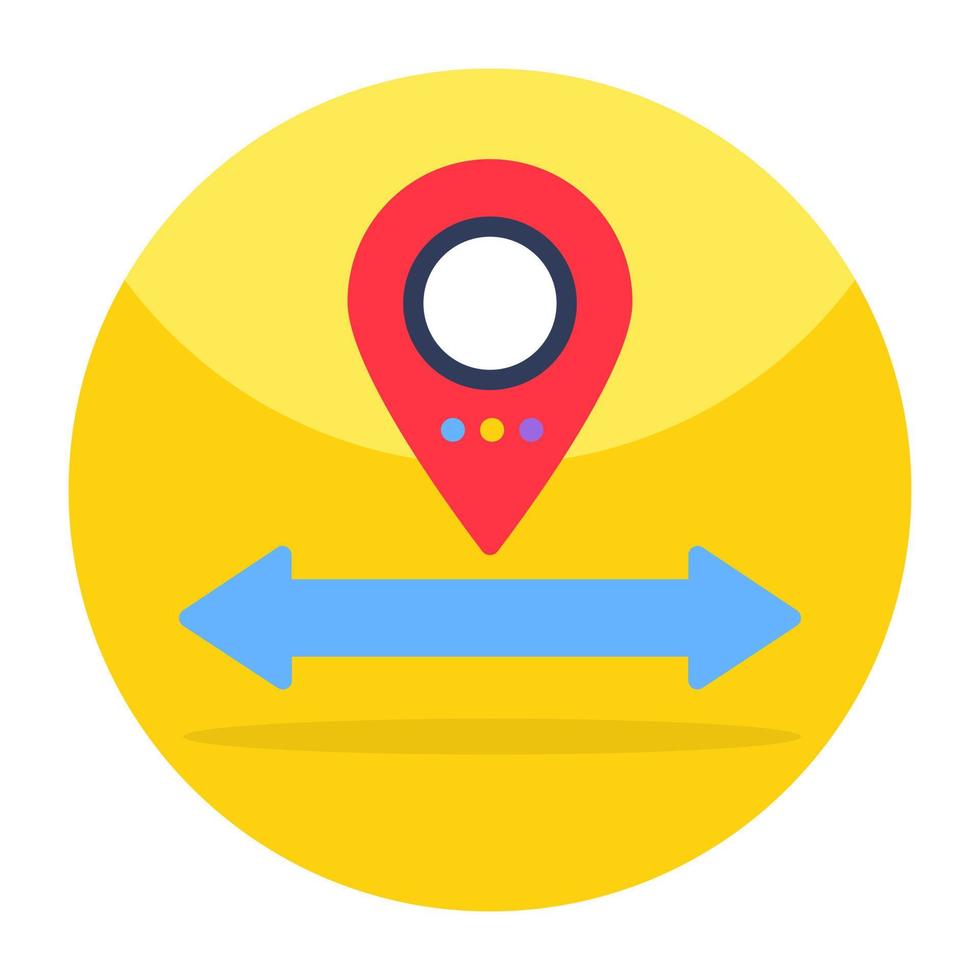 Modern design icon of location vector