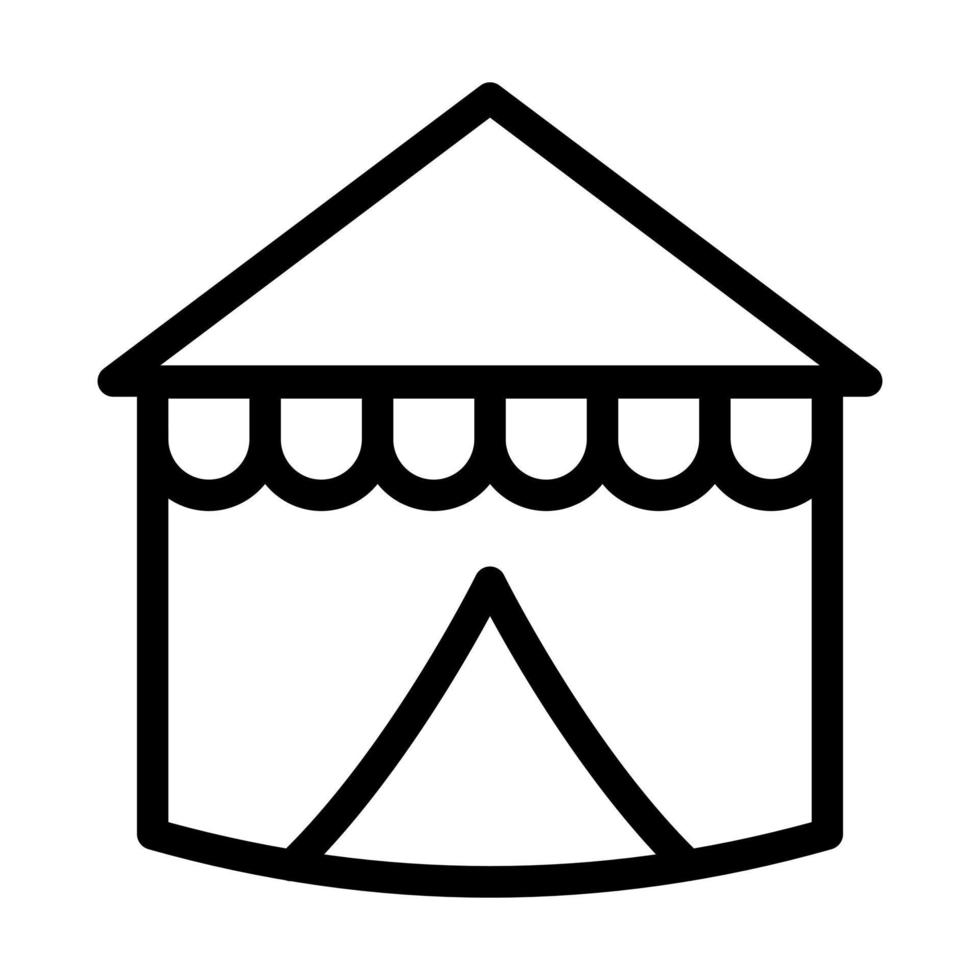 Circus Tent Icon Design vector