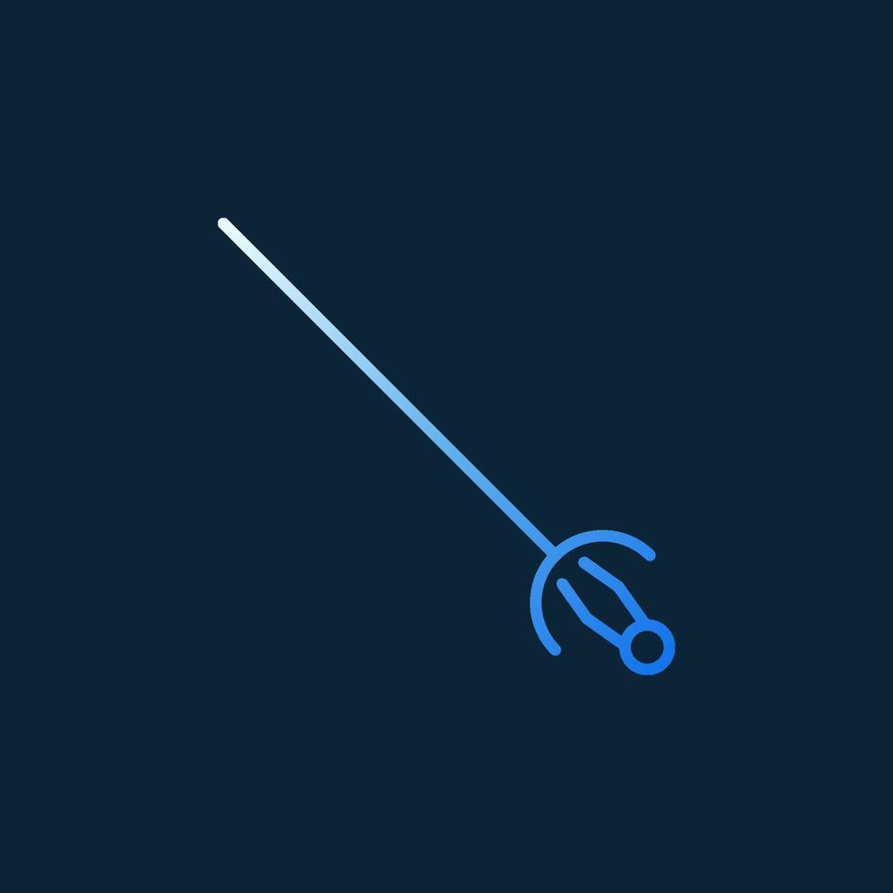 Estoque vector creative colored outline icon on dark background