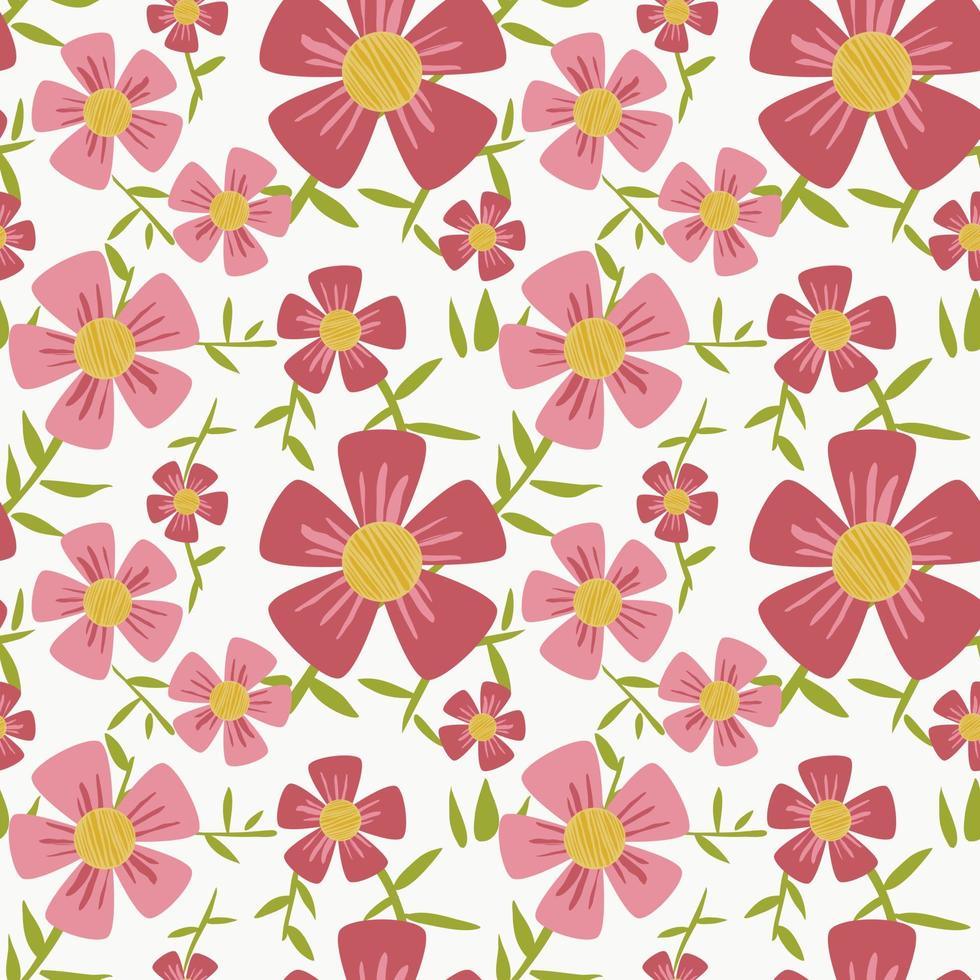 fondo transparente con motivos florales. patrón de sakura patrones para la decoración. patrón de papel de regalo. vector