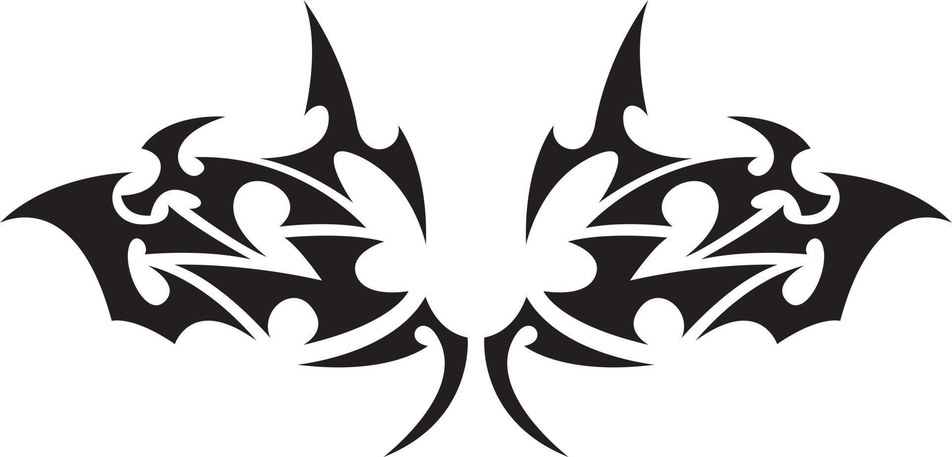 Tribal tattoo element vector