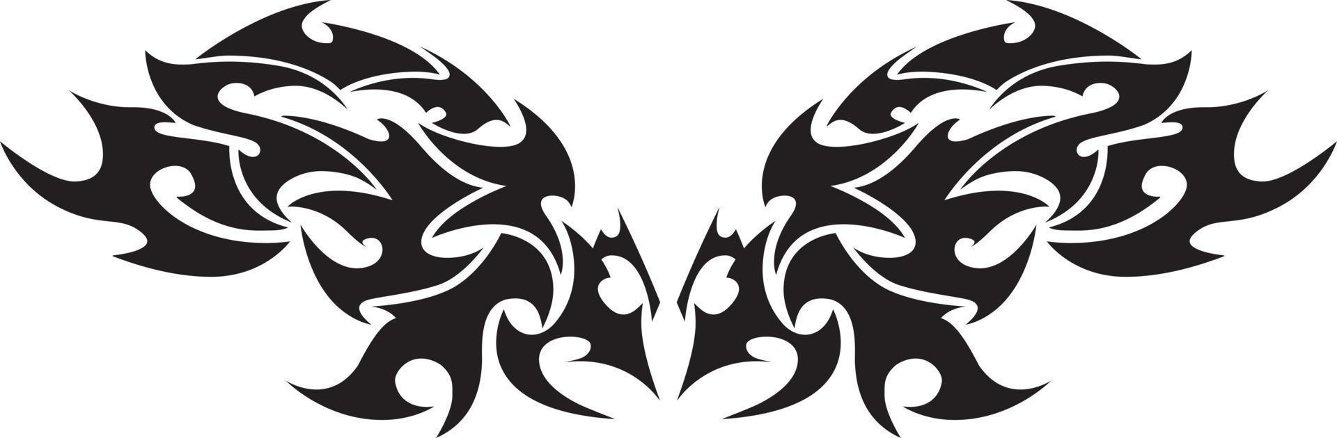 Tribal tattoo element vector