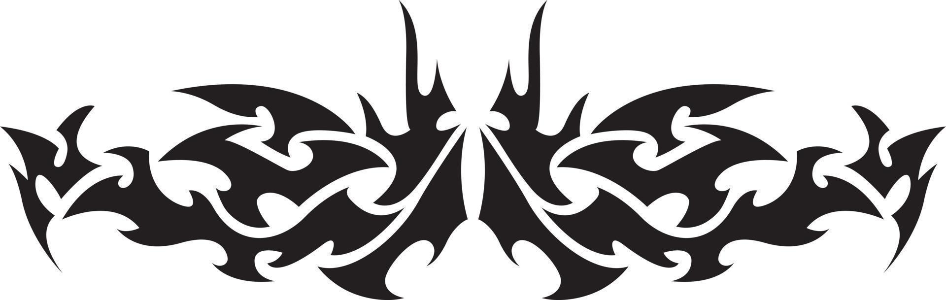 Tribal tattoo element vector