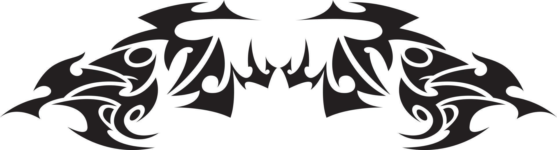Tribal tattoo element vector