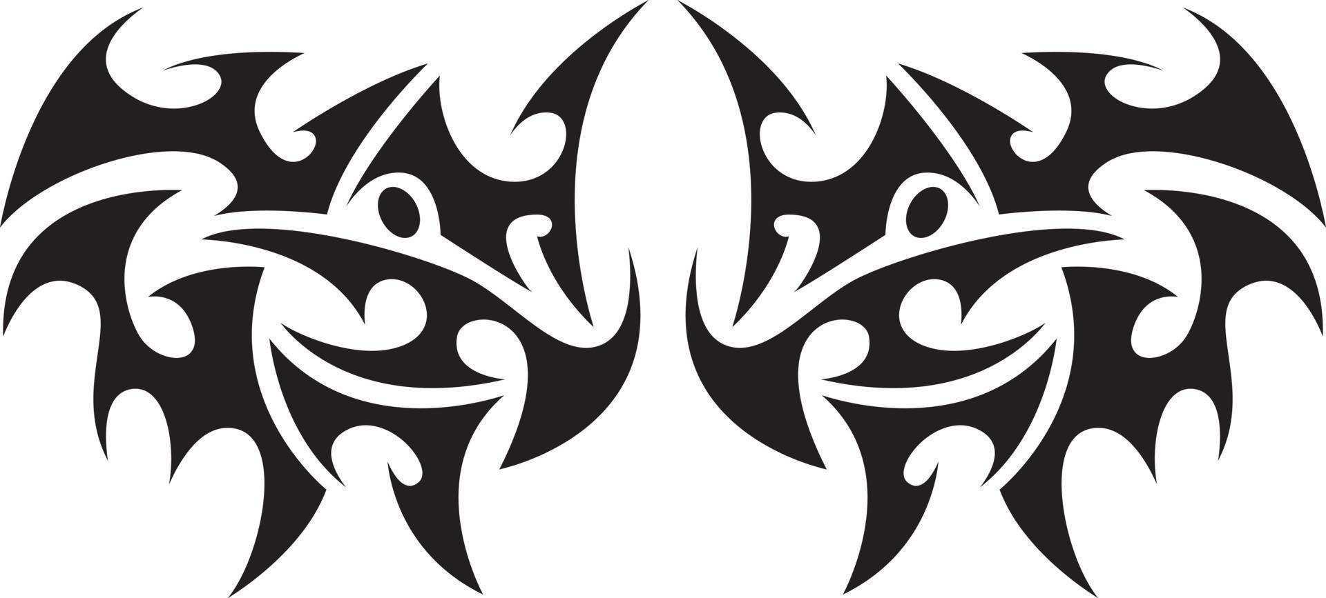 Tribal tattoo element vector