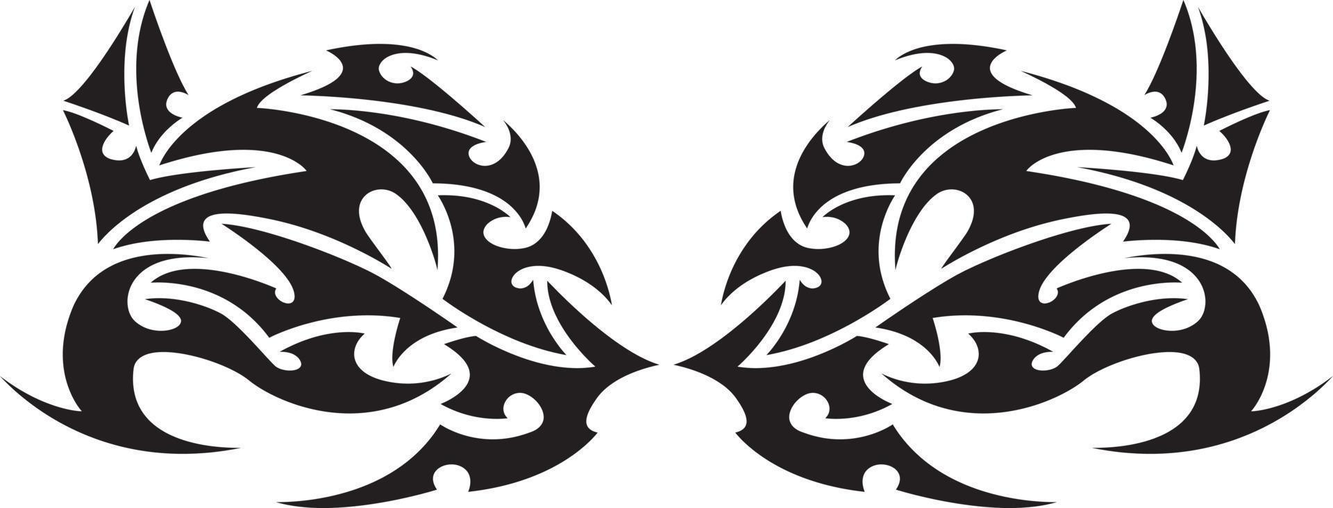 Tribal tattoo element vector