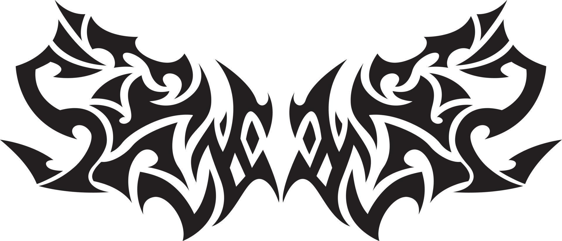 Tribal tattoo element vector