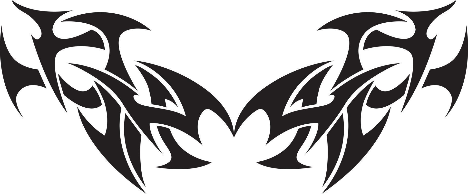 Tribal tattoo element vector