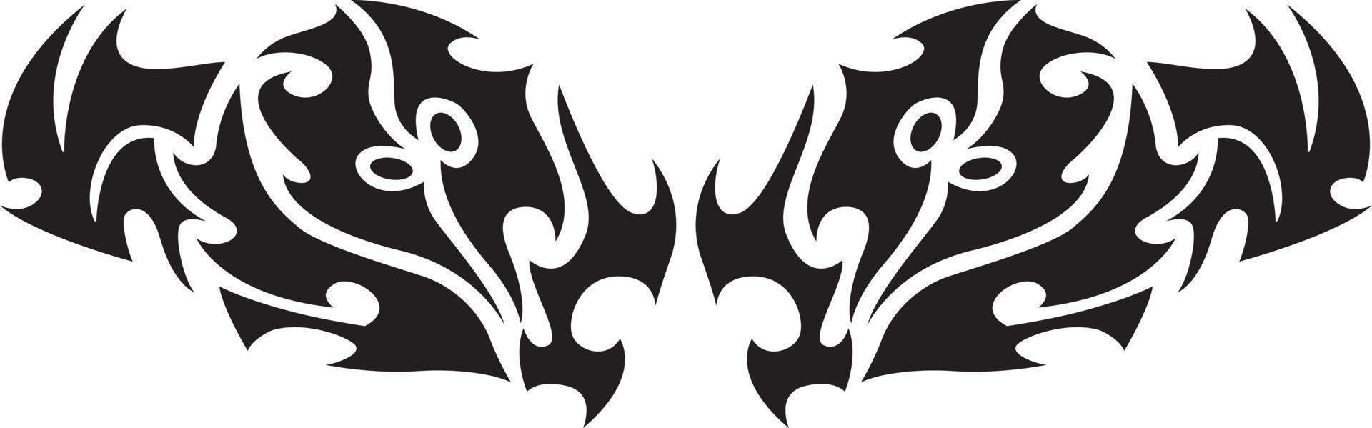 Tribal tattoo element vector