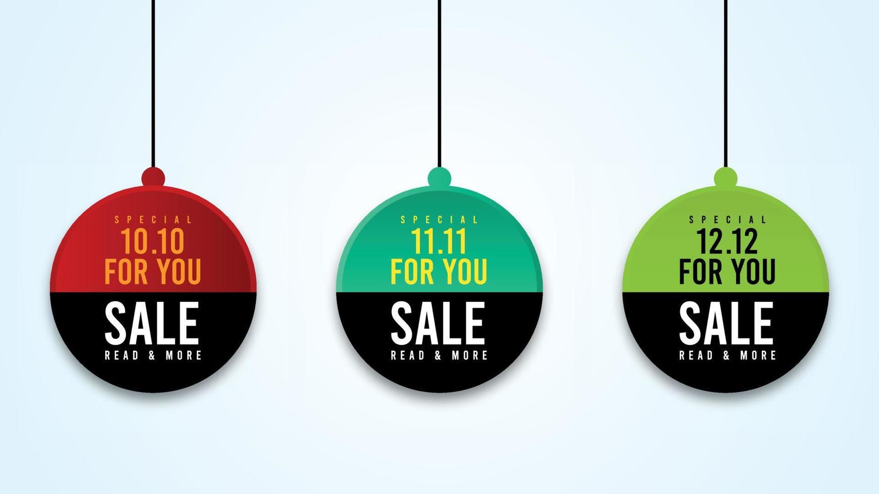 sales discount ornaments and elements vector