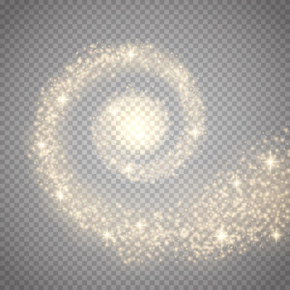 Light effect. magic circle glow. vector