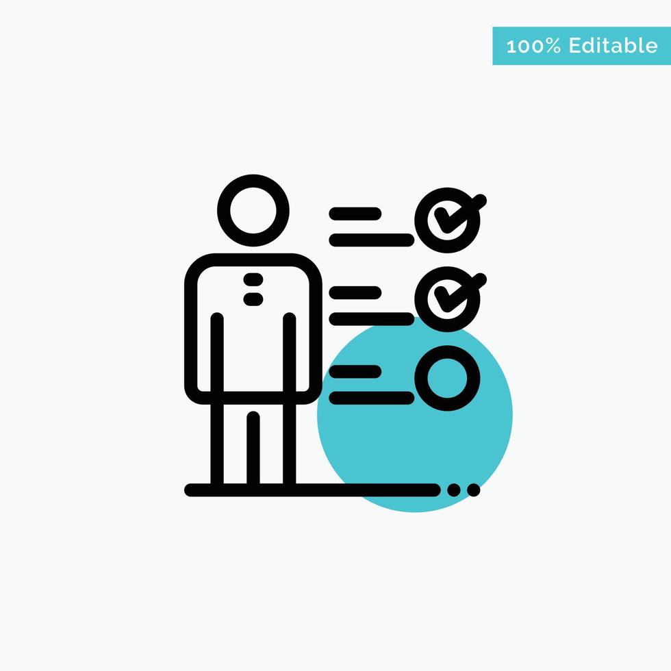 Professional Skills Skills Jobs kills Professional Ability turquoise highlight circle point Vector i
