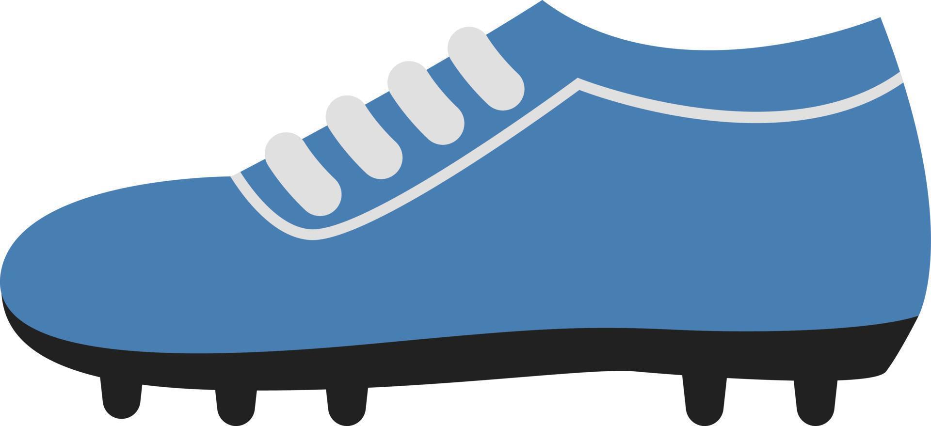 Football boots, illustration, vector on white background.