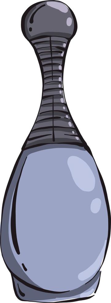 Perfume bottle, illustration, vector on white background.