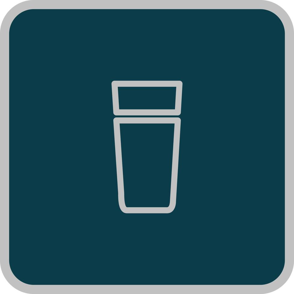 Small shot glass, illustration, vector on a white background.