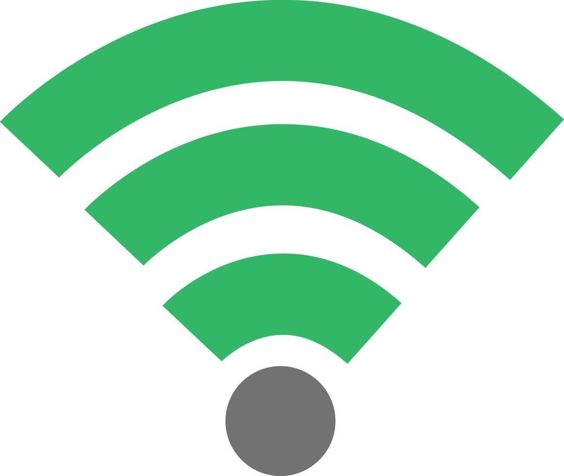 Mass media wifi, illustration, vector on a white background.