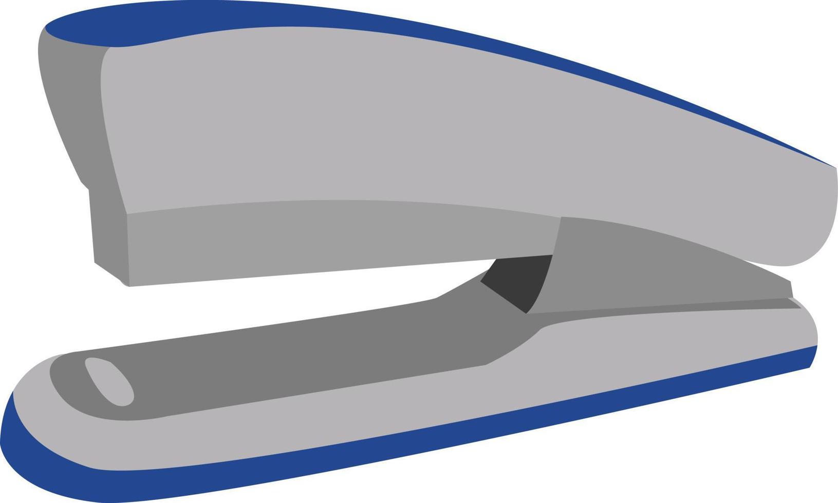 Stapler, illustration, vector on white background.