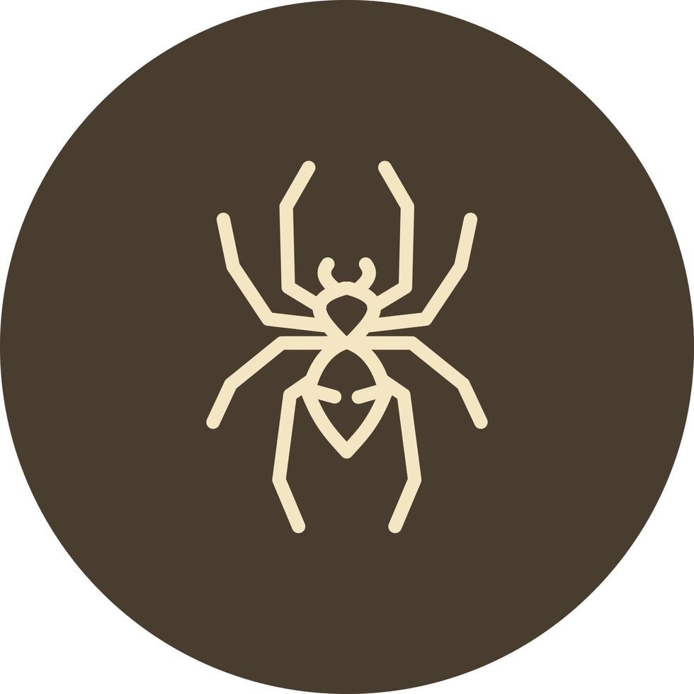 Tiny spider, illustration, on a white background. vector