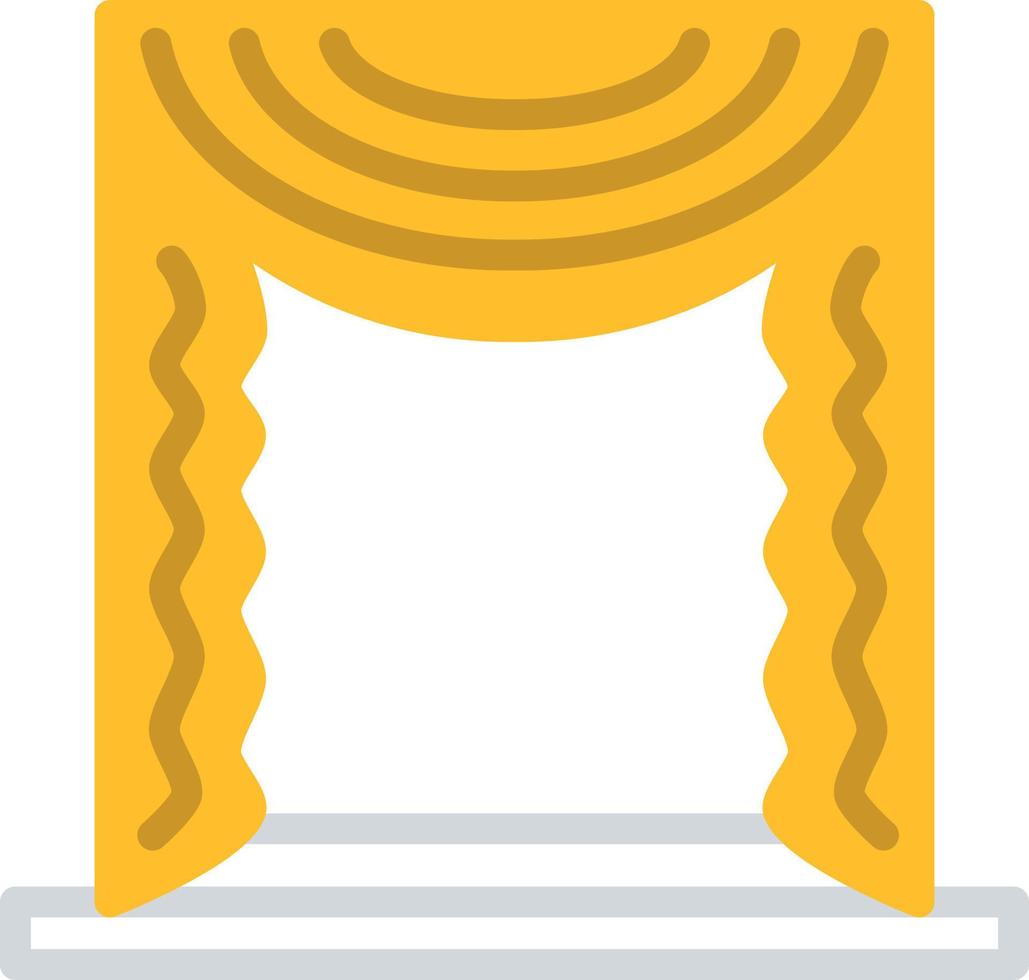 Event curtain, illustration, vector, on a white background. vector