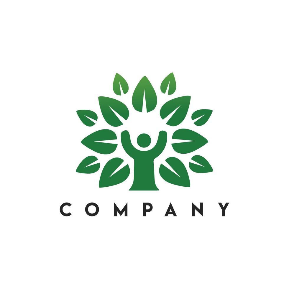 Nature Free Logo, Health nature logo vector