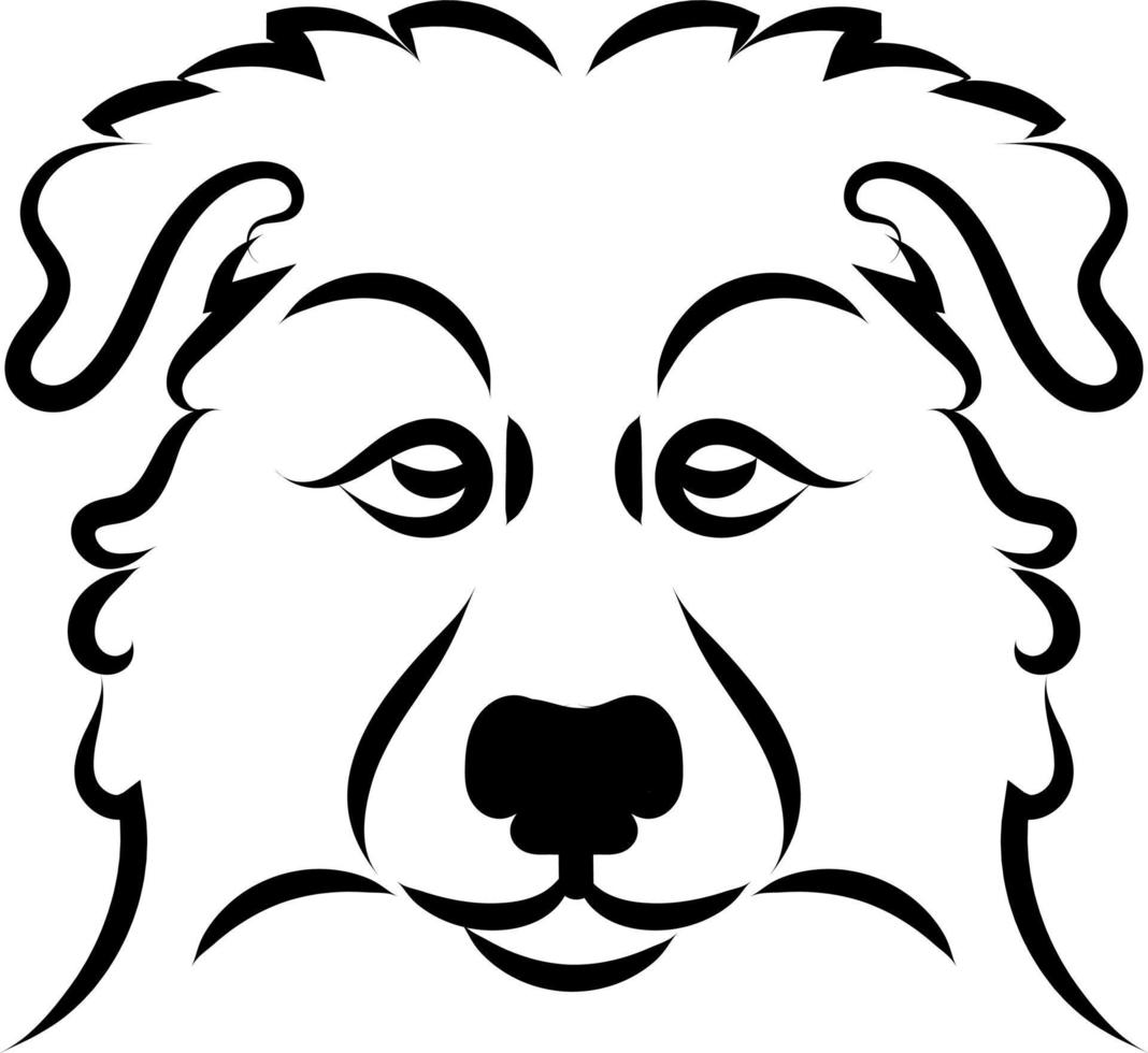 lindo perro maltés, ilustración, vector sobre fondo blanco.