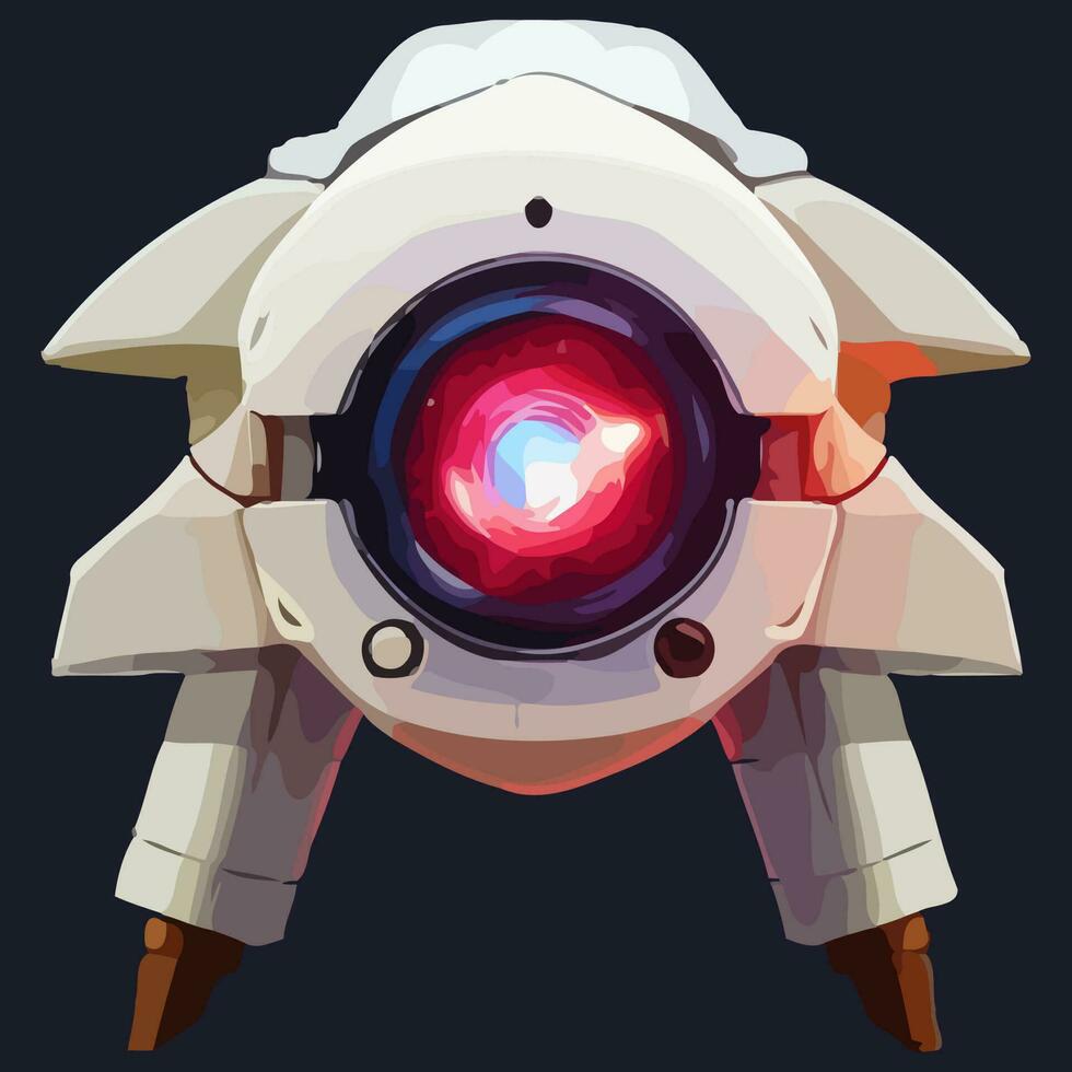 illustration Vector graphic of ultra modern robot isolated