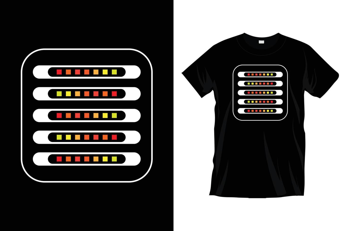 Modern t shirt design vector. vector