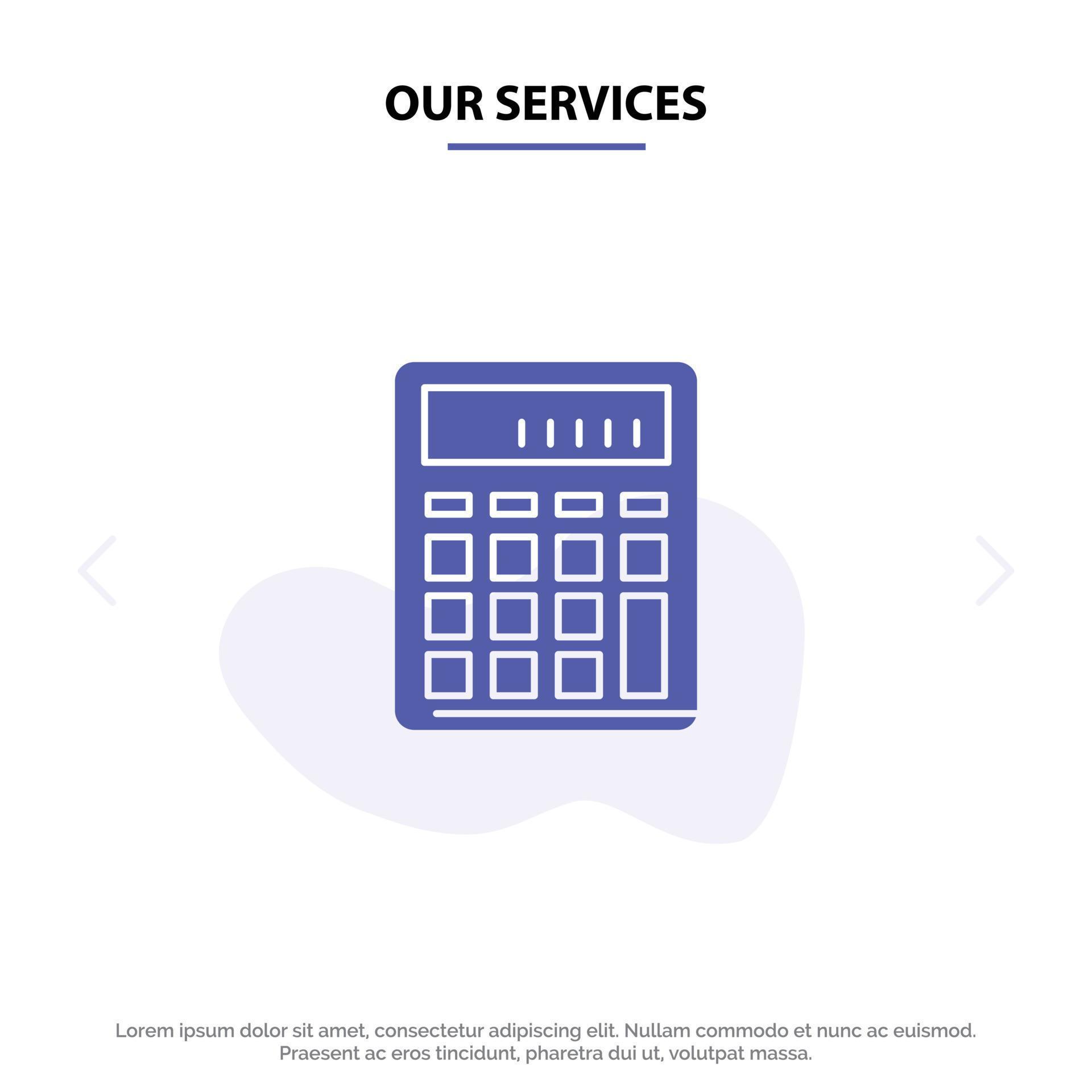 Our Services Calculator Accounting Business Calculate Financial Math