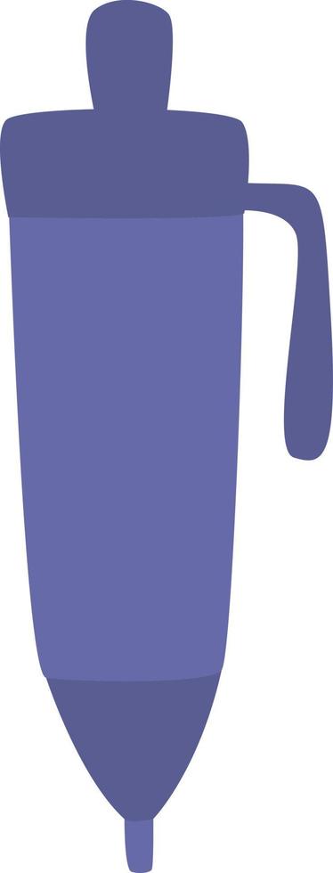 Purple pencil, illustration, vector, on a white background. vector