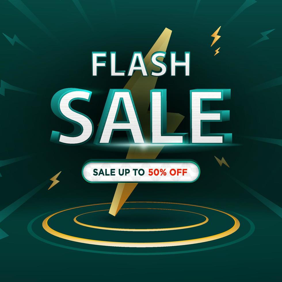 Modern Flash Sale Background Template vector