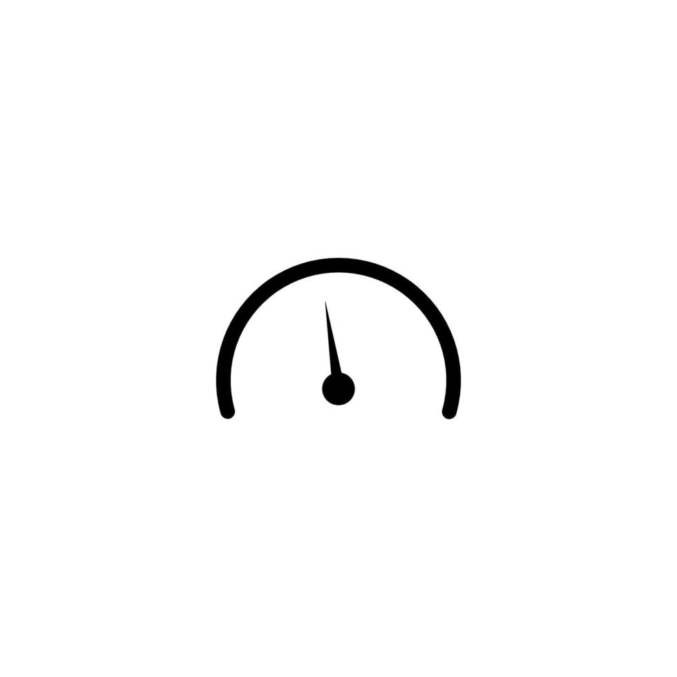 Speedometer Panel Icon Simple Vector Perfect Illustration