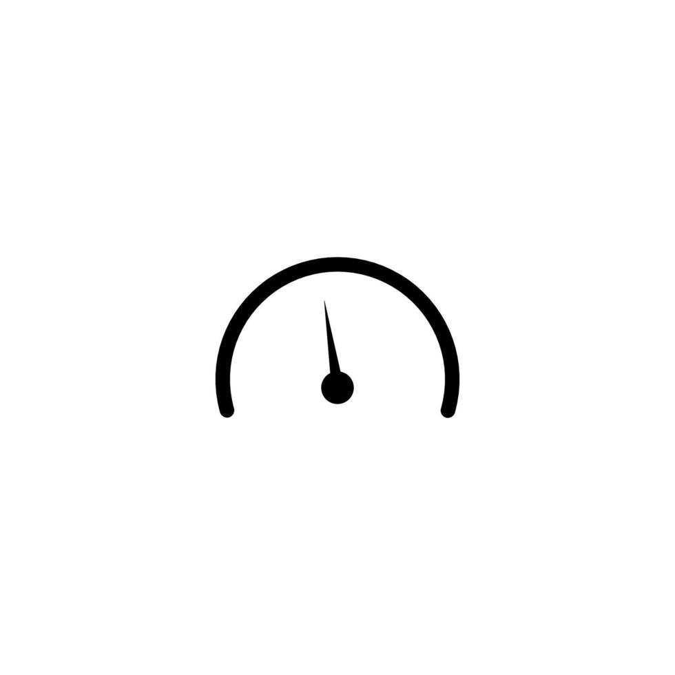 Speedometer Panel Icon Simple Vector Perfect Illustration