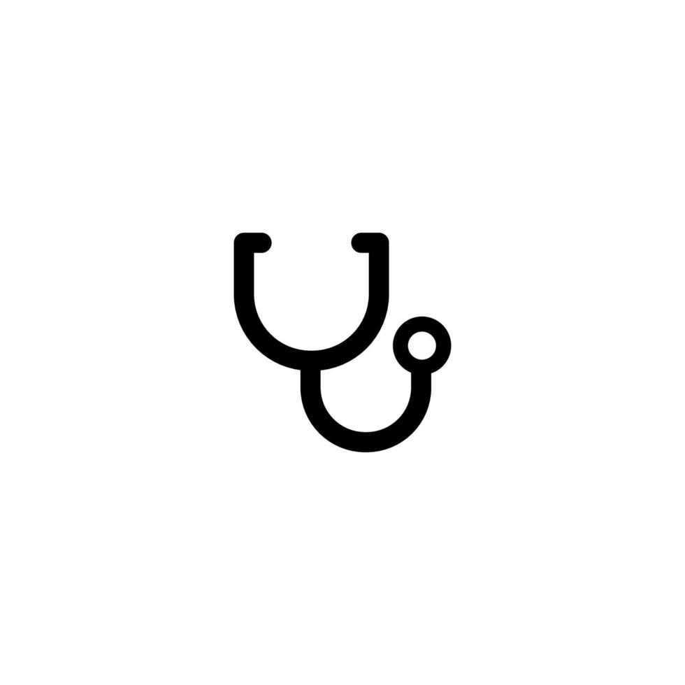 Stethoscope Icon Simple Vector Perfect Illustration