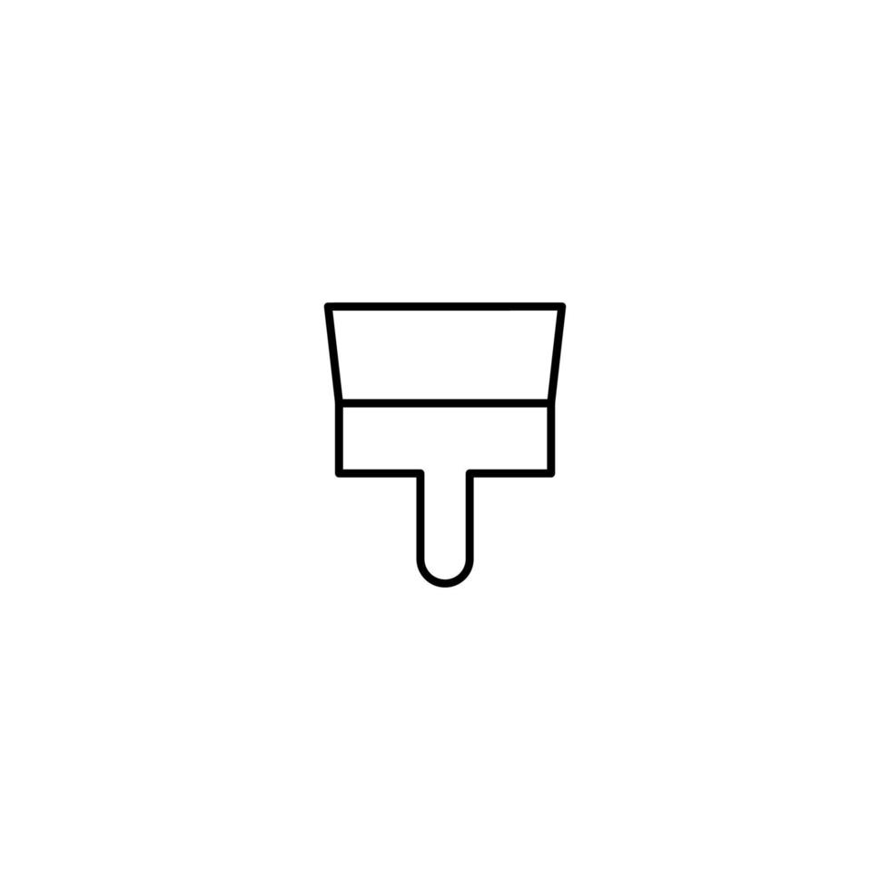 Paint Brush Icon Simple Vector Perfect Illustration