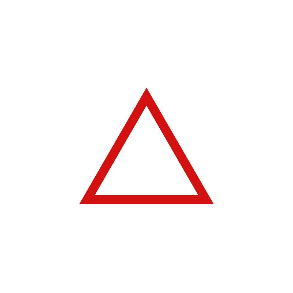 Triangle Icon Simple Vector Perfect Illustration