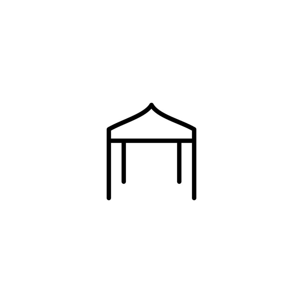 Tent Icon Simple Vector Perfect Illustration