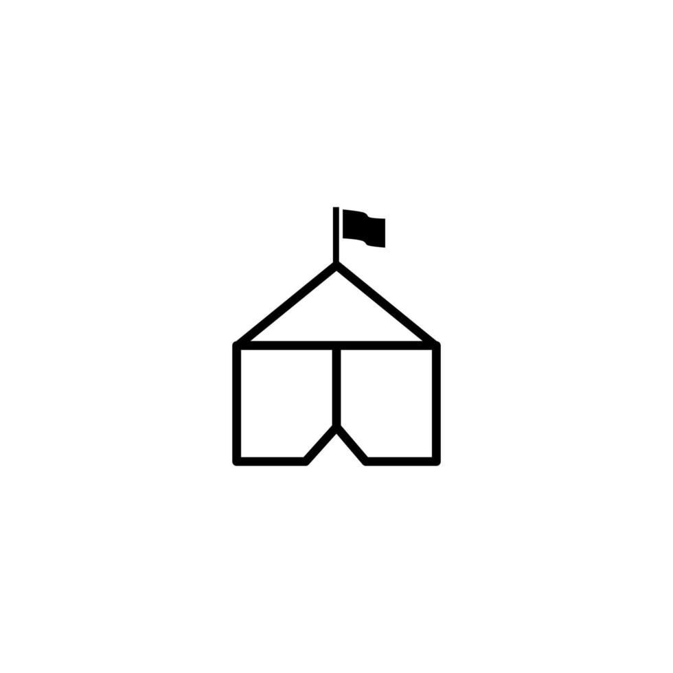 Tent Icon Simple Vector Perfect Illustration