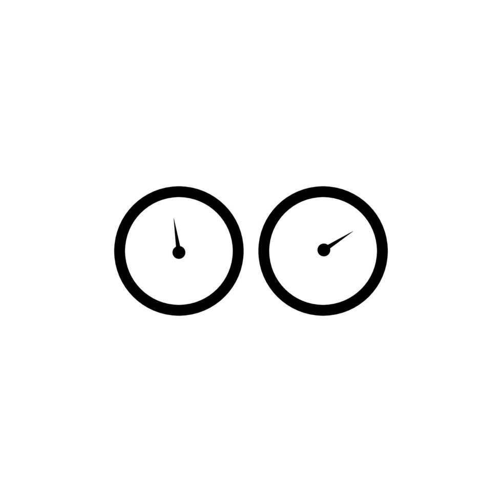 Speedometer Panel Icon Simple Vector Perfect Illustration