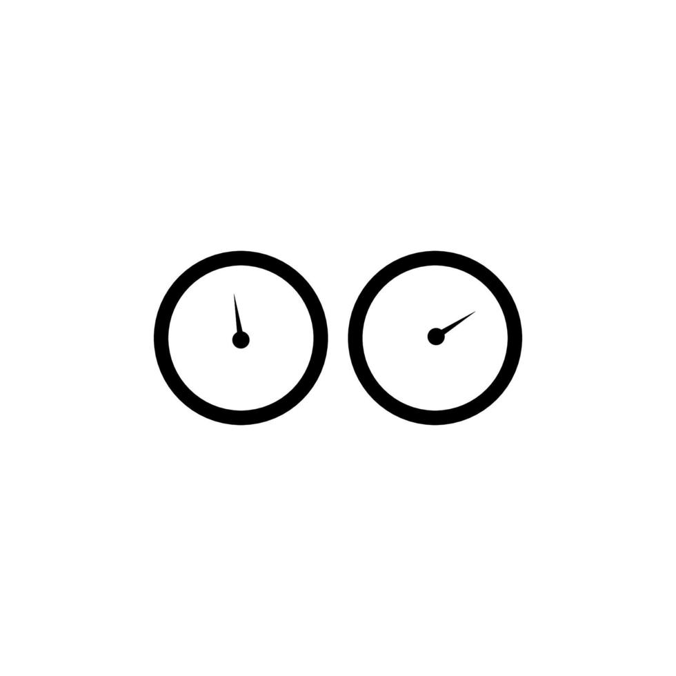 Speedometer Panel Icon Simple Vector Perfect Illustration