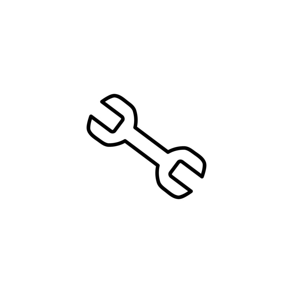 Wrench Icon Simple Vector Perfect Illustration